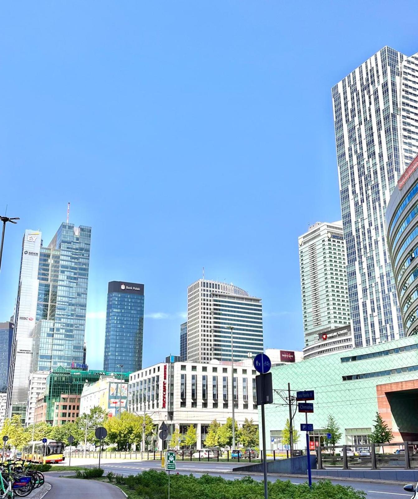 Super 1 Bed Room Condo In Warszawa Center ภายนอก รูปภาพ